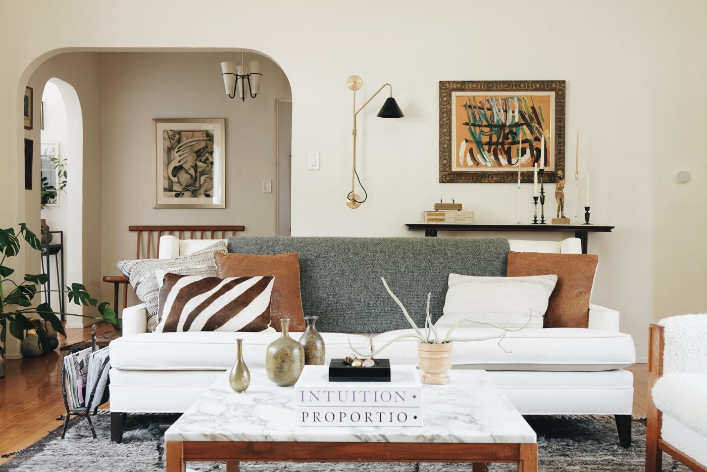 Living room designed by Martha Mulholland