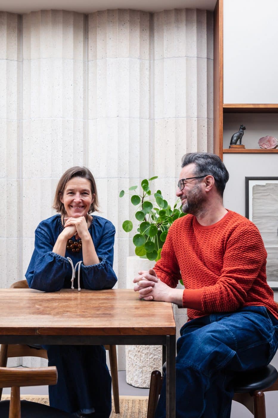 Photo of Maria Speake and Adam Hills, the couple behind interiors firm Retrouvius