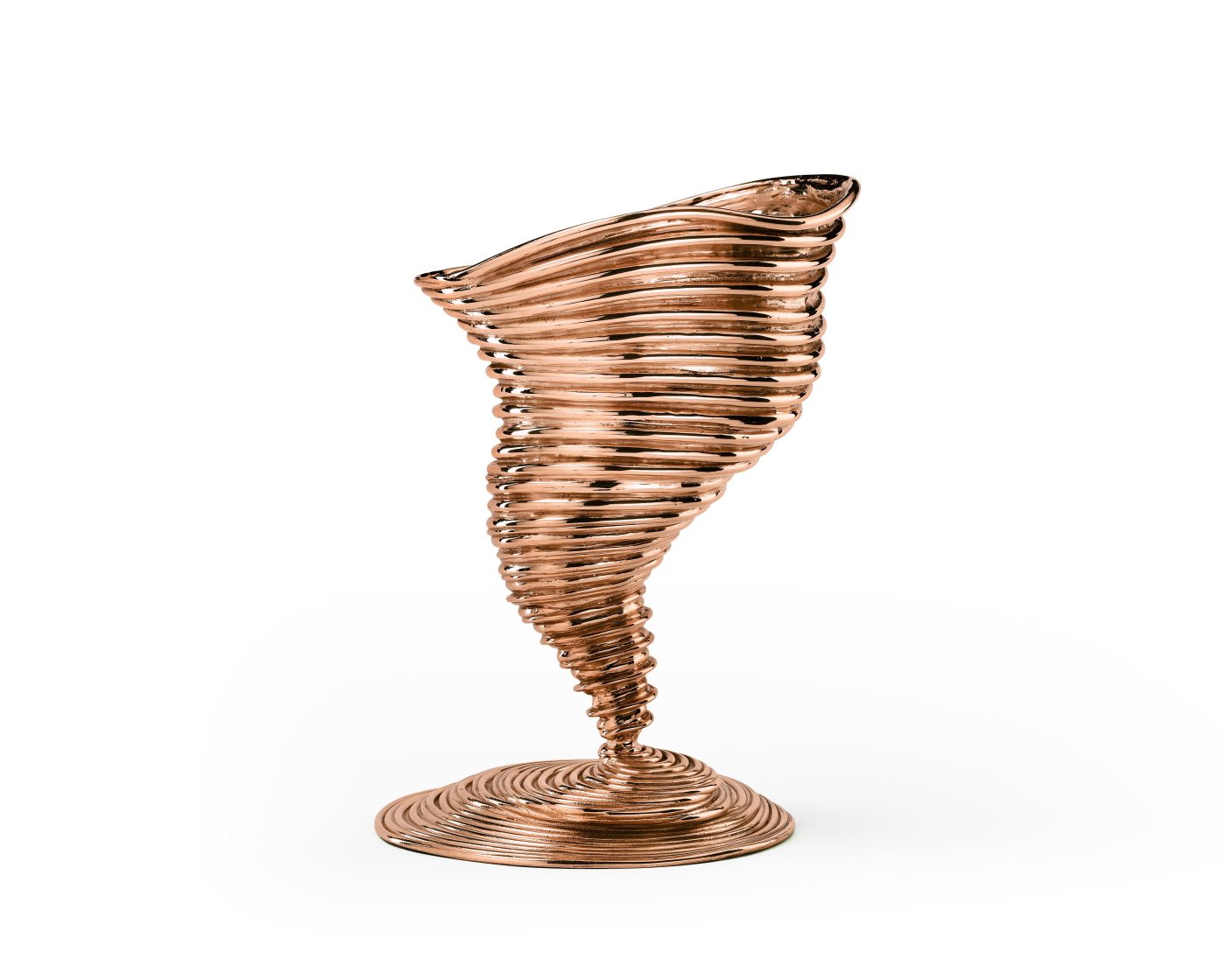 Campana Brothers for Ghidini 1961 bronze Tornado vase