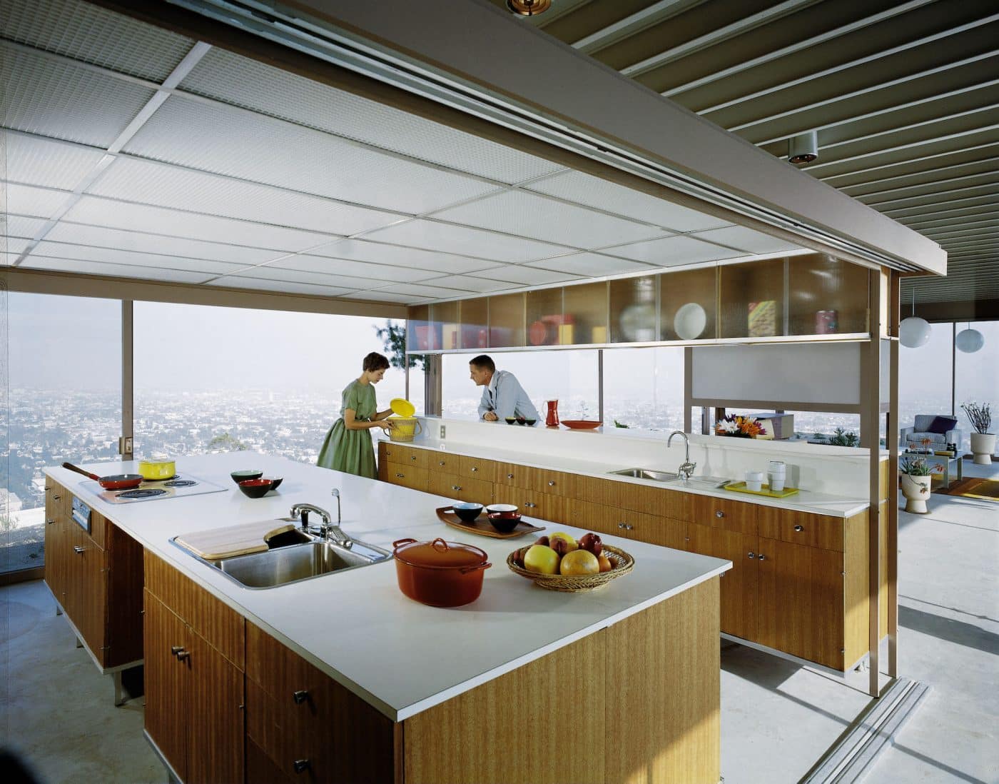 Custom kitchen by Pierre Koenig for Case Study House #22