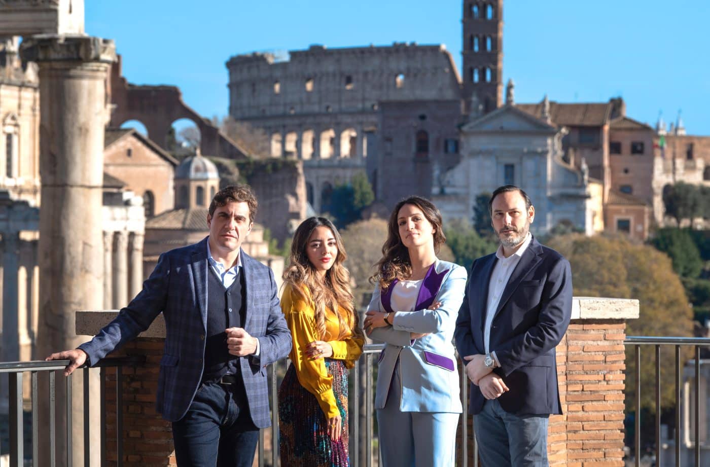 Alessandro Cutelli della Raiata and Silvia D'Ambrosio, who are partners in the company and a married couple; and Alessandra Antinori, another partner in the company, who is married to Andrea Landolfi, CEO of Italian Fine Jewels S.R.L and owner of Antinori Fine Jewels