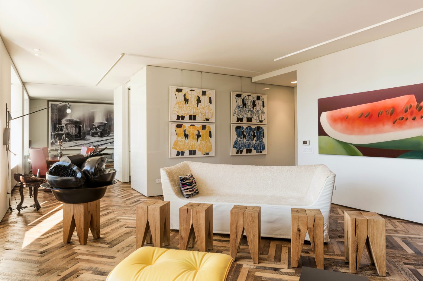 Living room designed by Leyden Lewis
