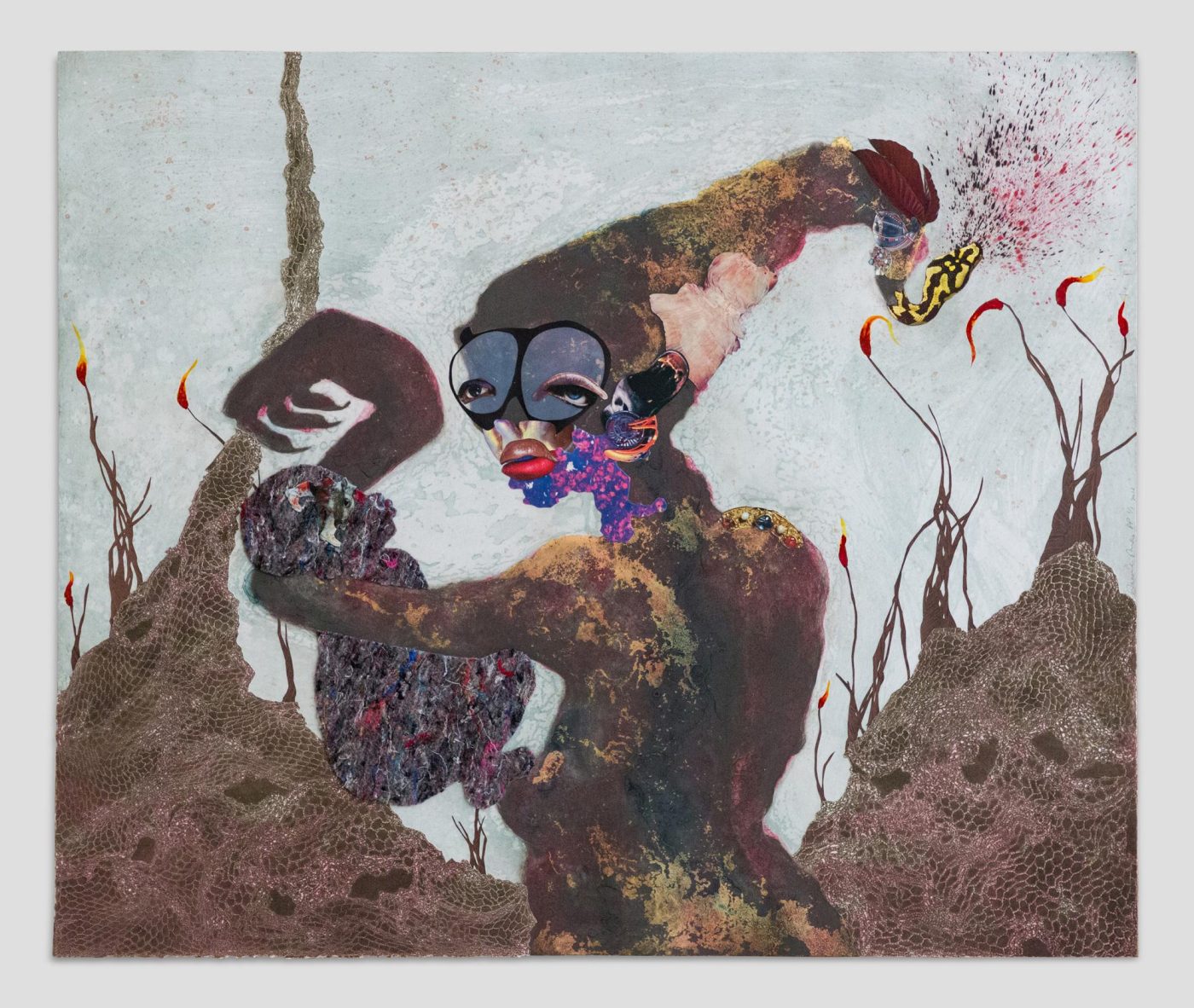 Second born, 2013, by Wangechi Mutu