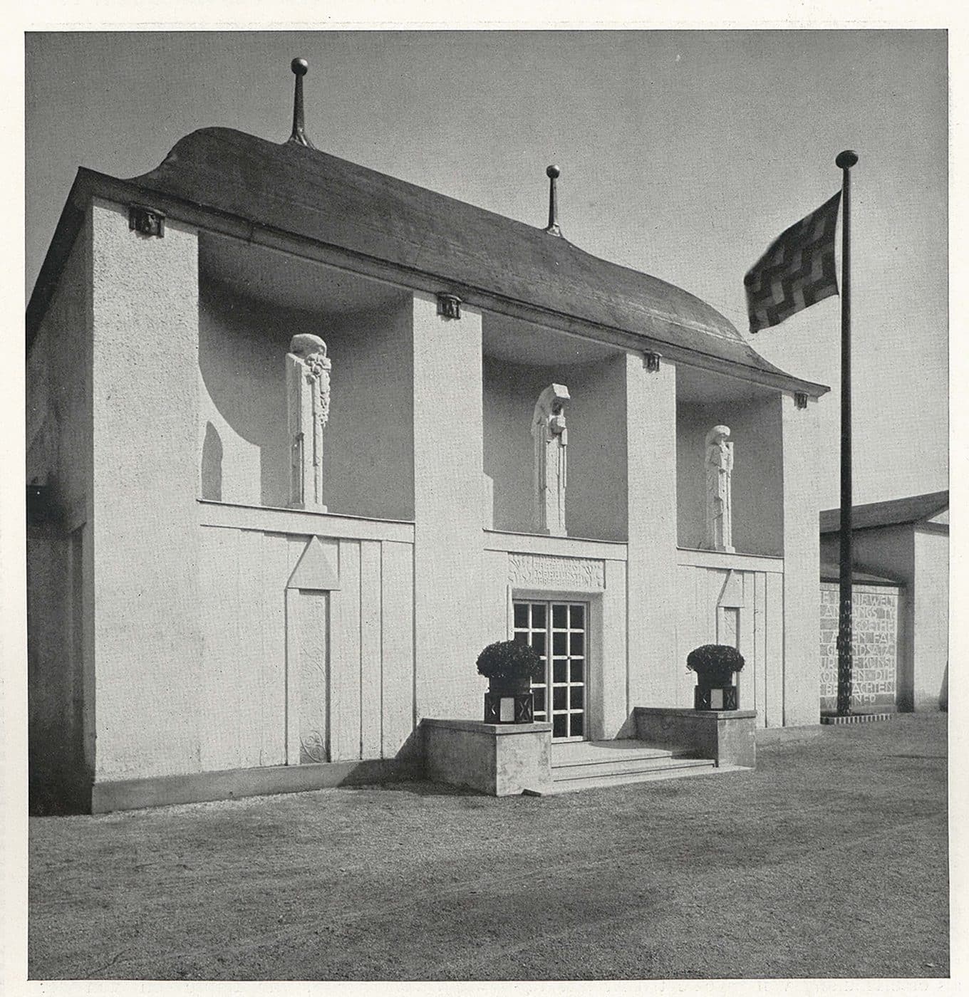 Kunstschau arts and crafts exhibition in Vienna, designed by Josef Hoffmann