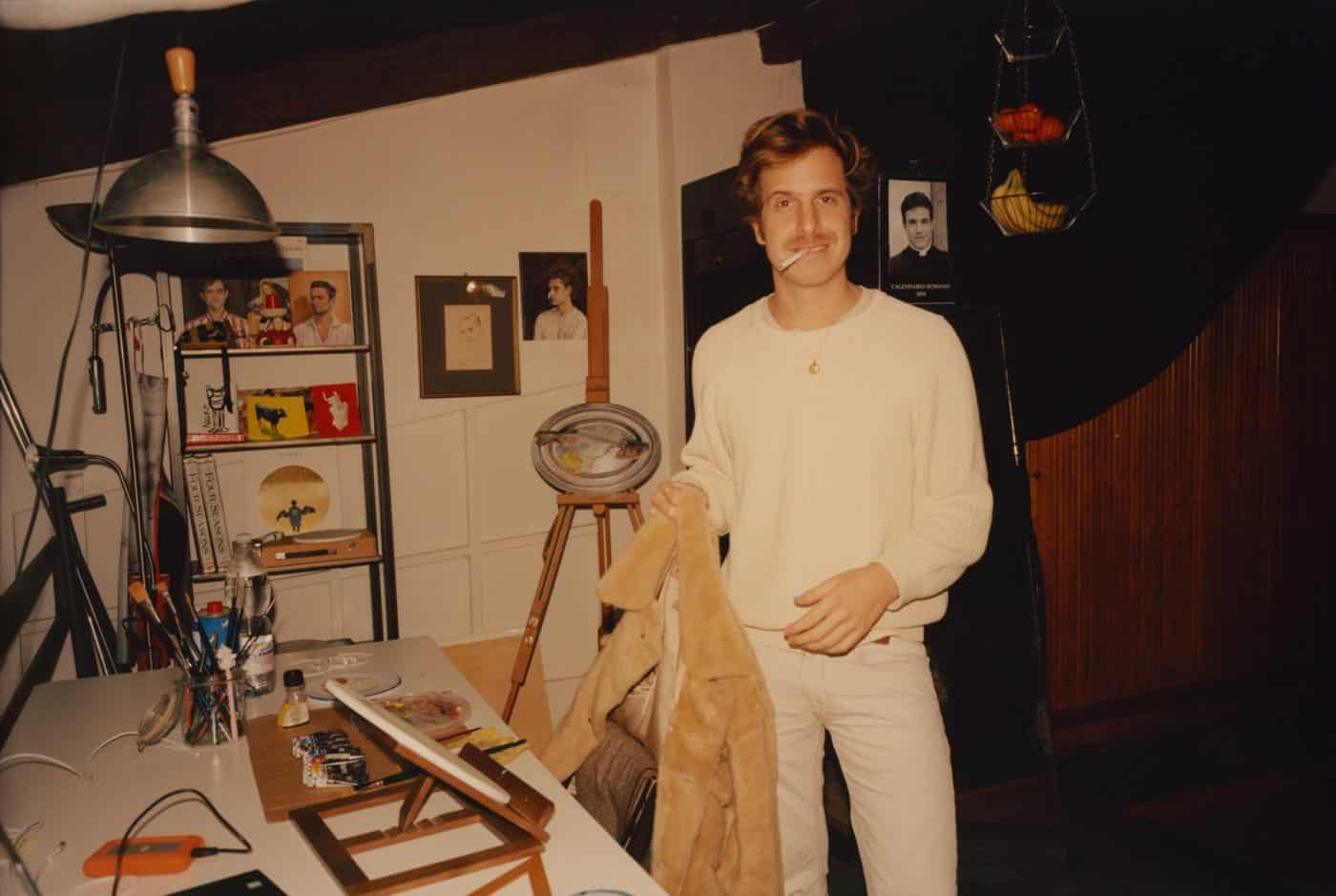 Ignasi Monreal in his art studio