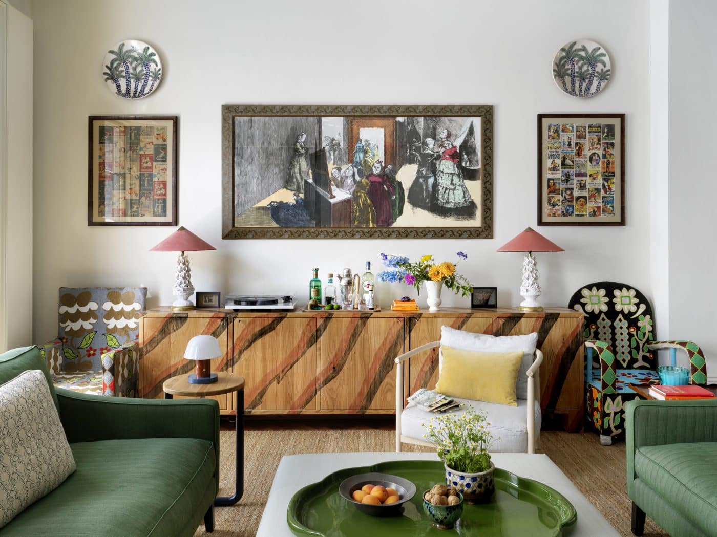 Living room in London's Holland Park designed by Beata Heuman