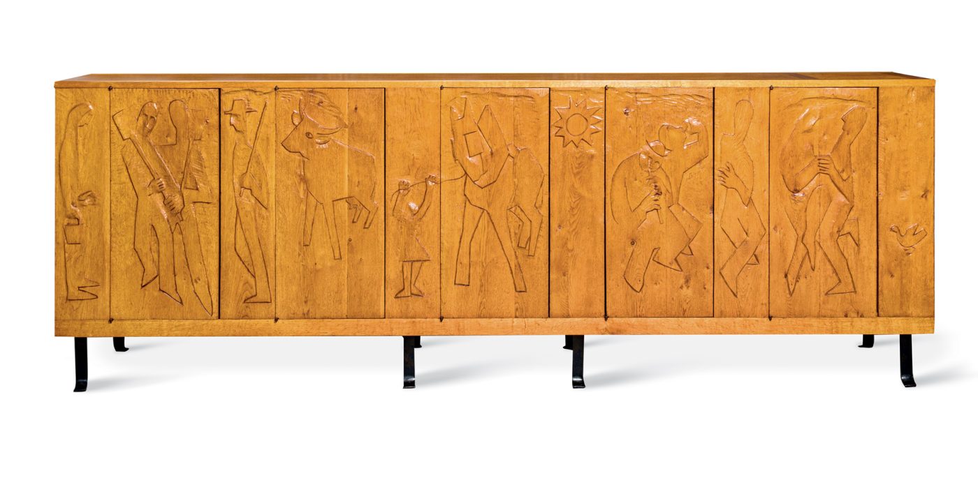 A sideboard created by Touret circa 1960