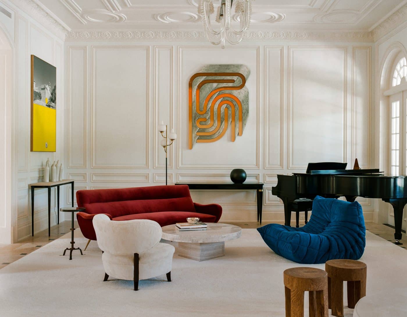 Living room designed by David Lucido