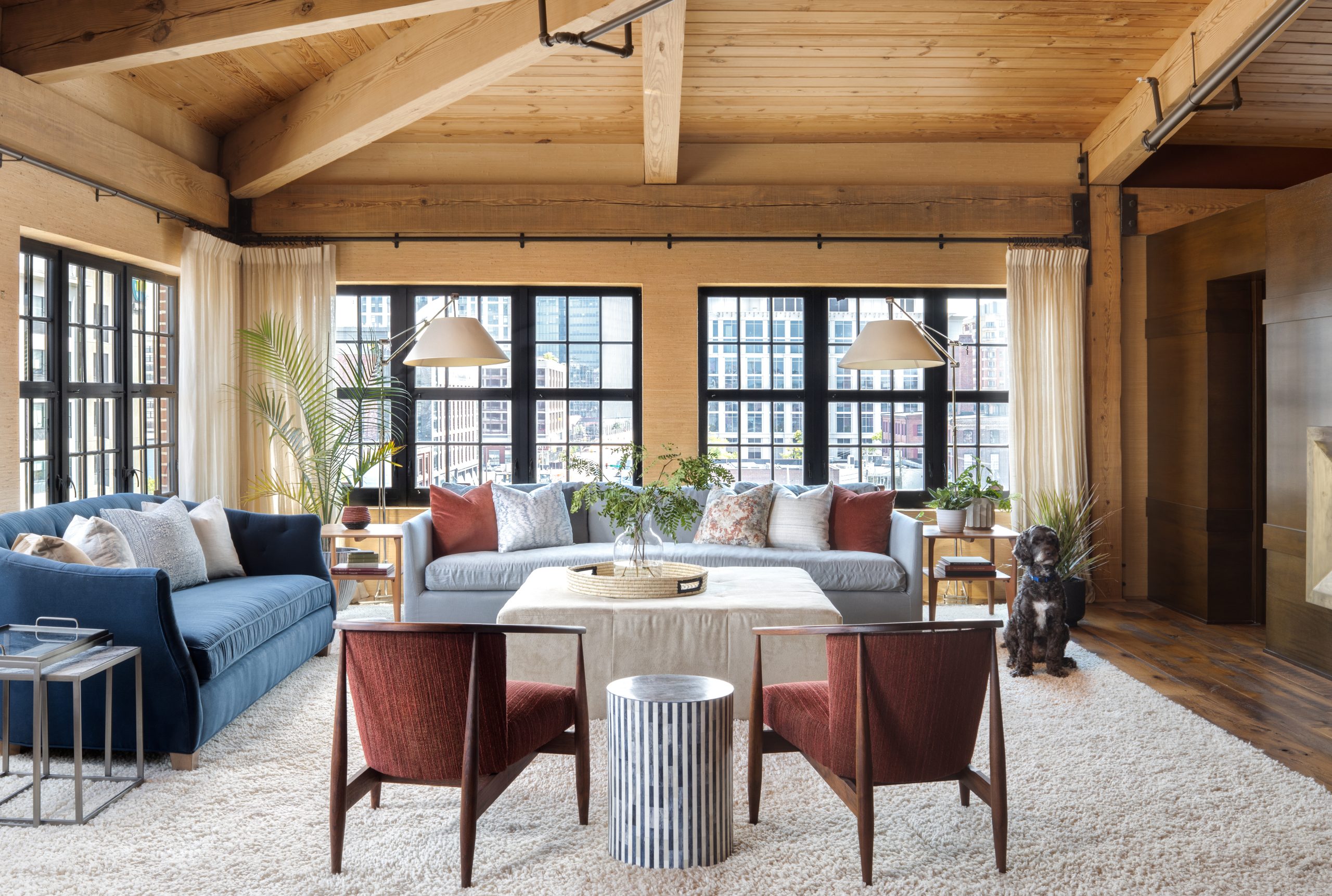 Inside a Cozy-Meets-Industrial Baltimore Loft by Designer Laura Hodges ...