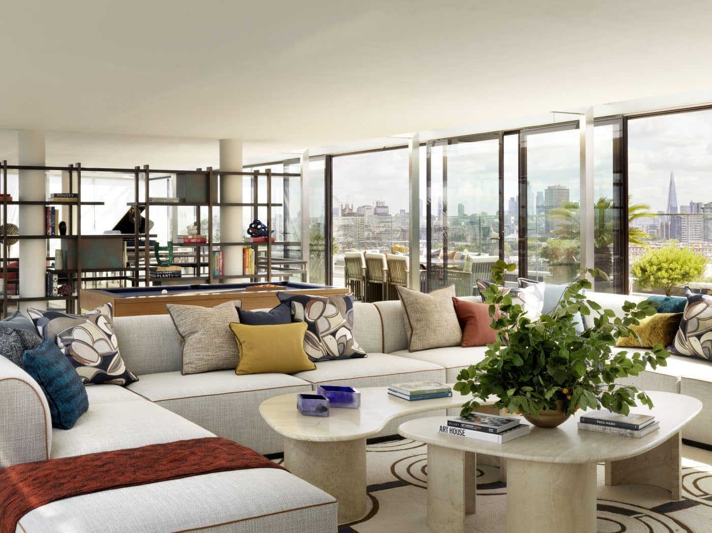 Living room designed by Natalia Miyar