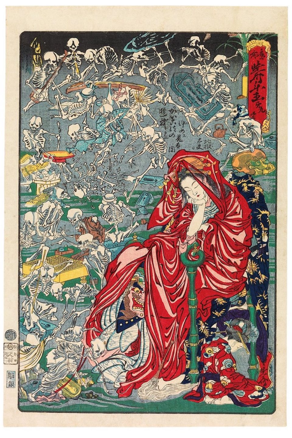 In Japanese Woodblock Prints, the Fantastical and the Intimate Come to Vivid Life
