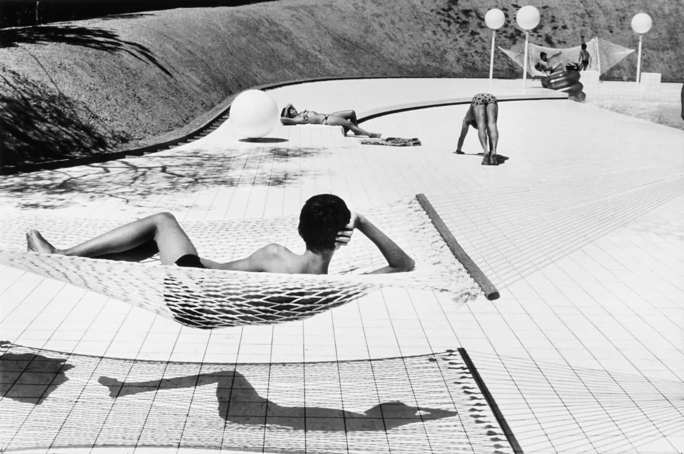 Swimming Pool Designed by Alain Capeilleres, Le Brusc, Var, France, 1976, by Martine Franck