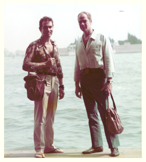 Charles Leslie and Fritz Lohman, pictured here ca. 1970, are the founders of the Leslie-Lohman Museum of Art