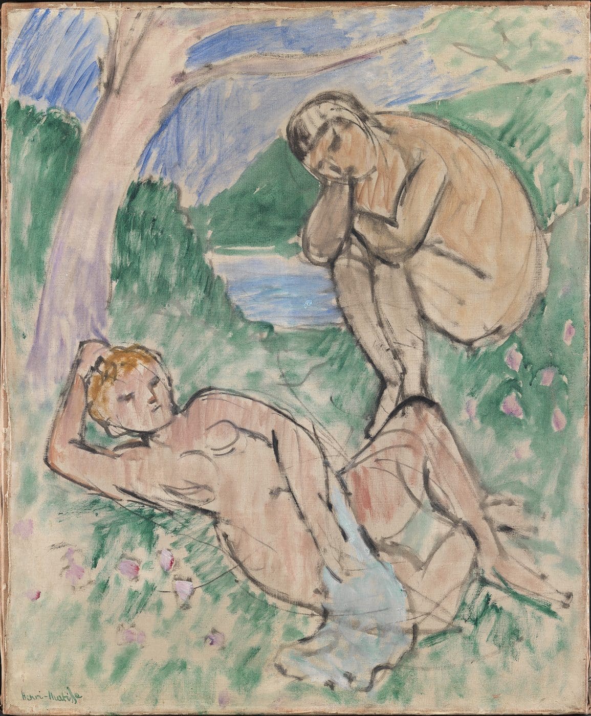 Bathers, 1907, by Henri Matisse