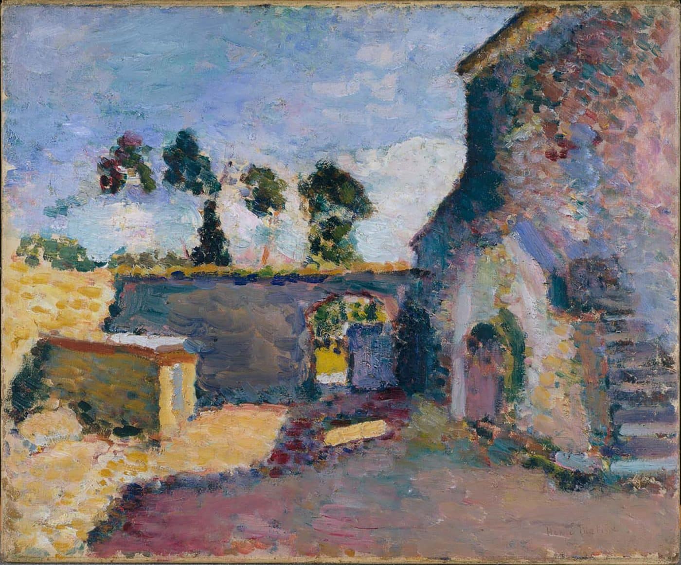 Corsica: The Old Mill, 1898, a painting by Henri Matisse