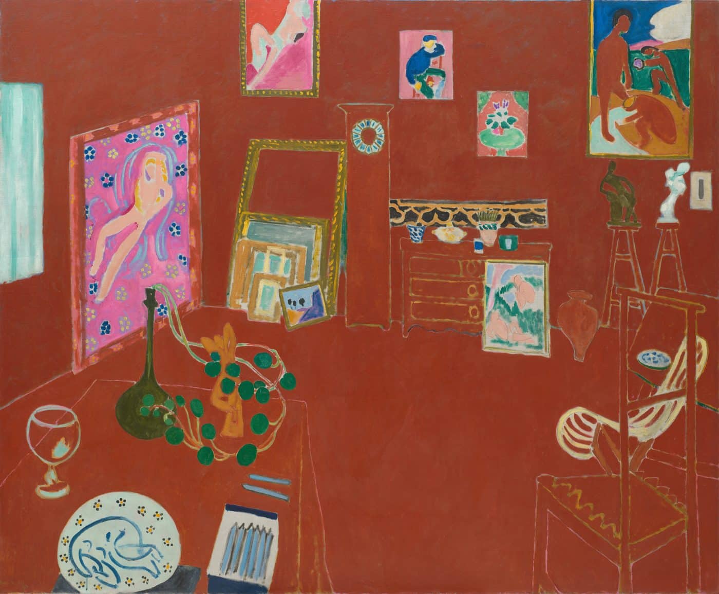 The Red Studio, 1911, by Henri Matisse