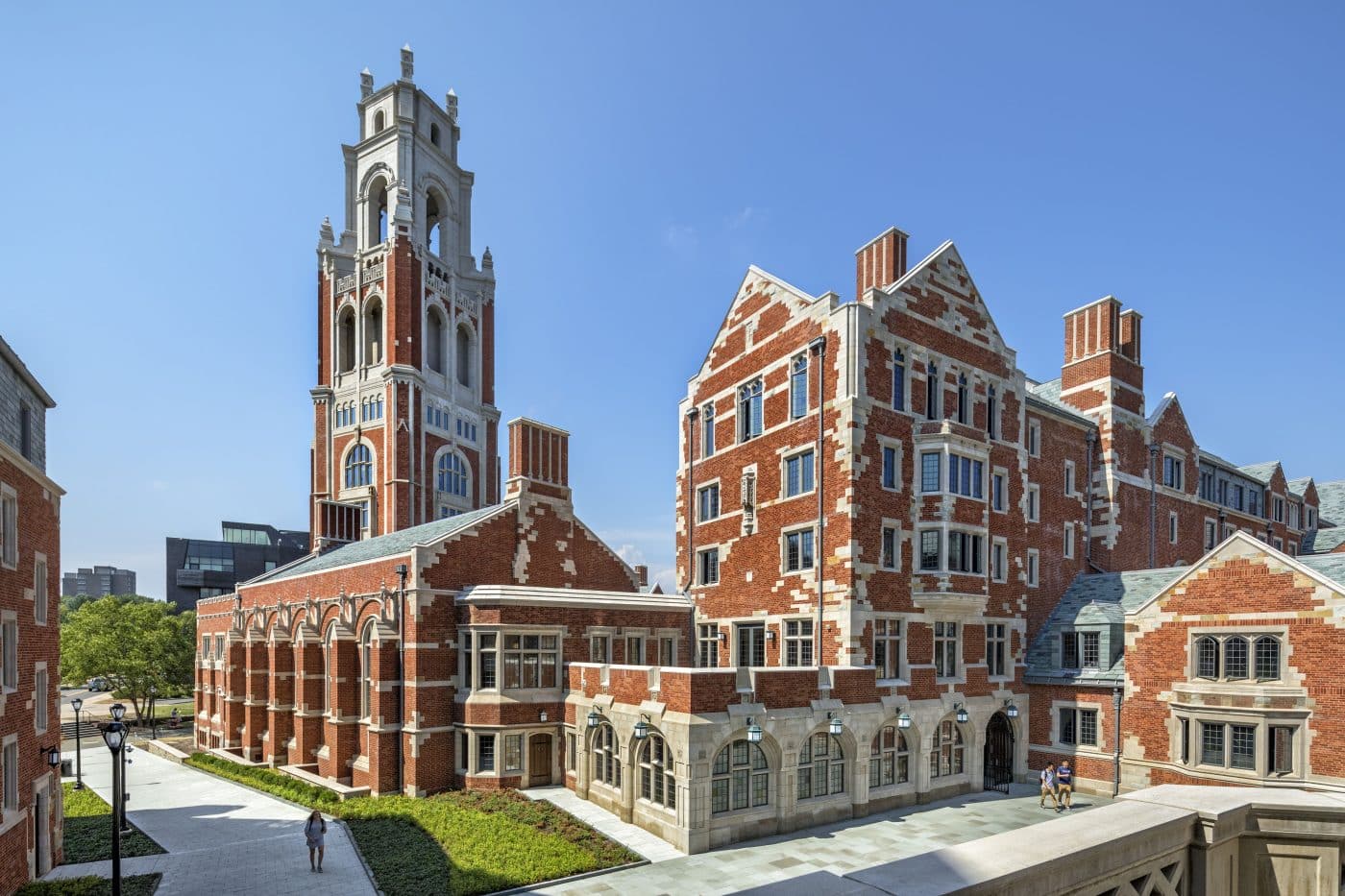Photo of two new residential colleges for undergraduates at Yale