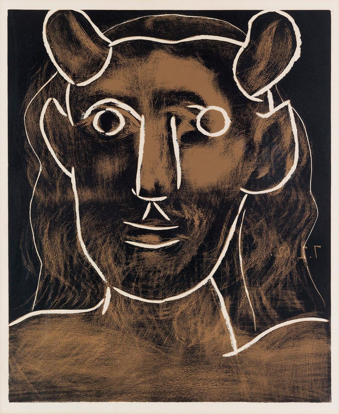 Pablo Picasso linocut