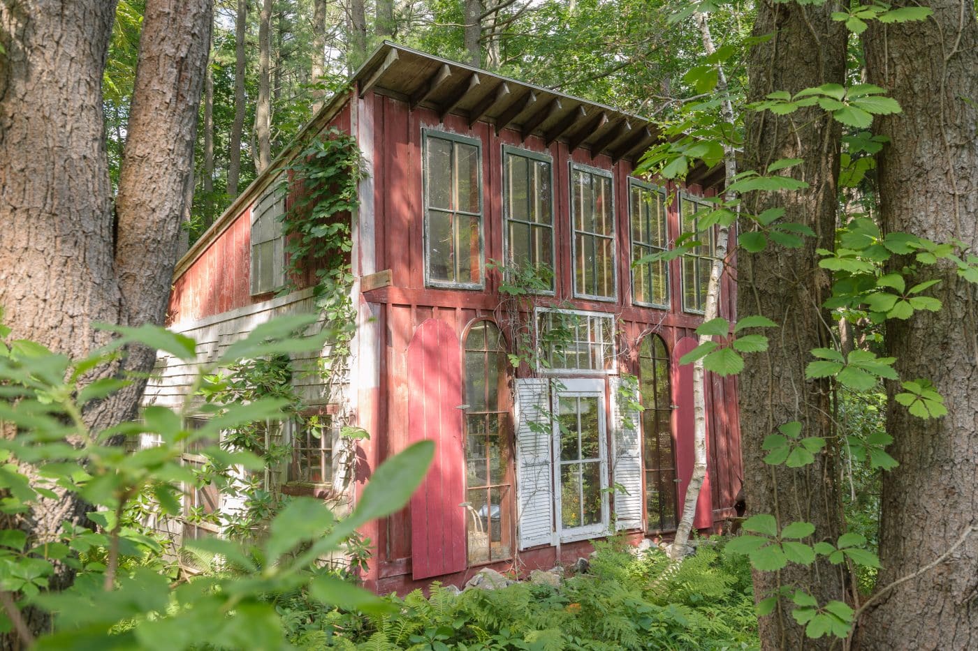 David Driskell's Falmouth bungalow and studio in the woods