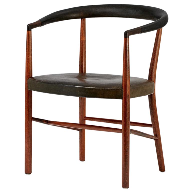 A rosewood version of Jacob Kjaer's B-37 UN chair