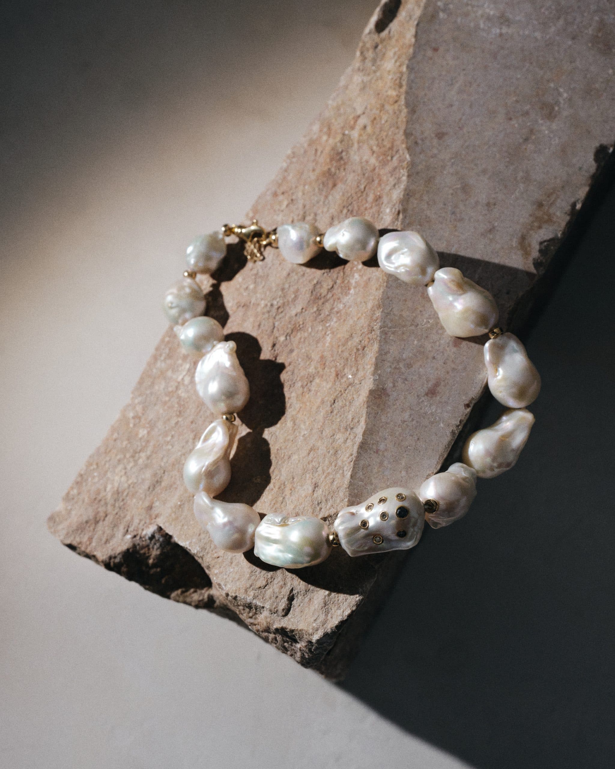 A baroque-pearl necklace by Hi June Parker