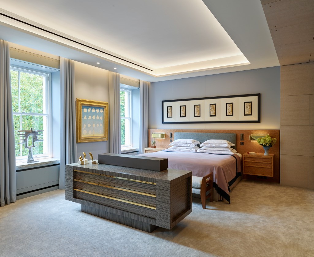 Bedroom with furniture designed by Collett Design Associates
