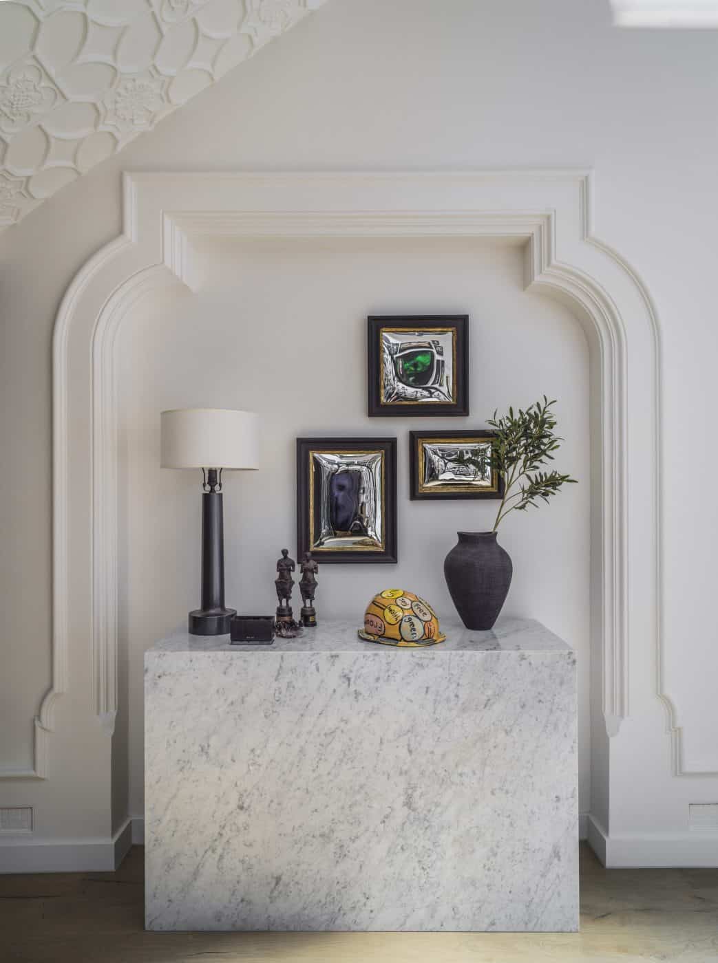 marble console table