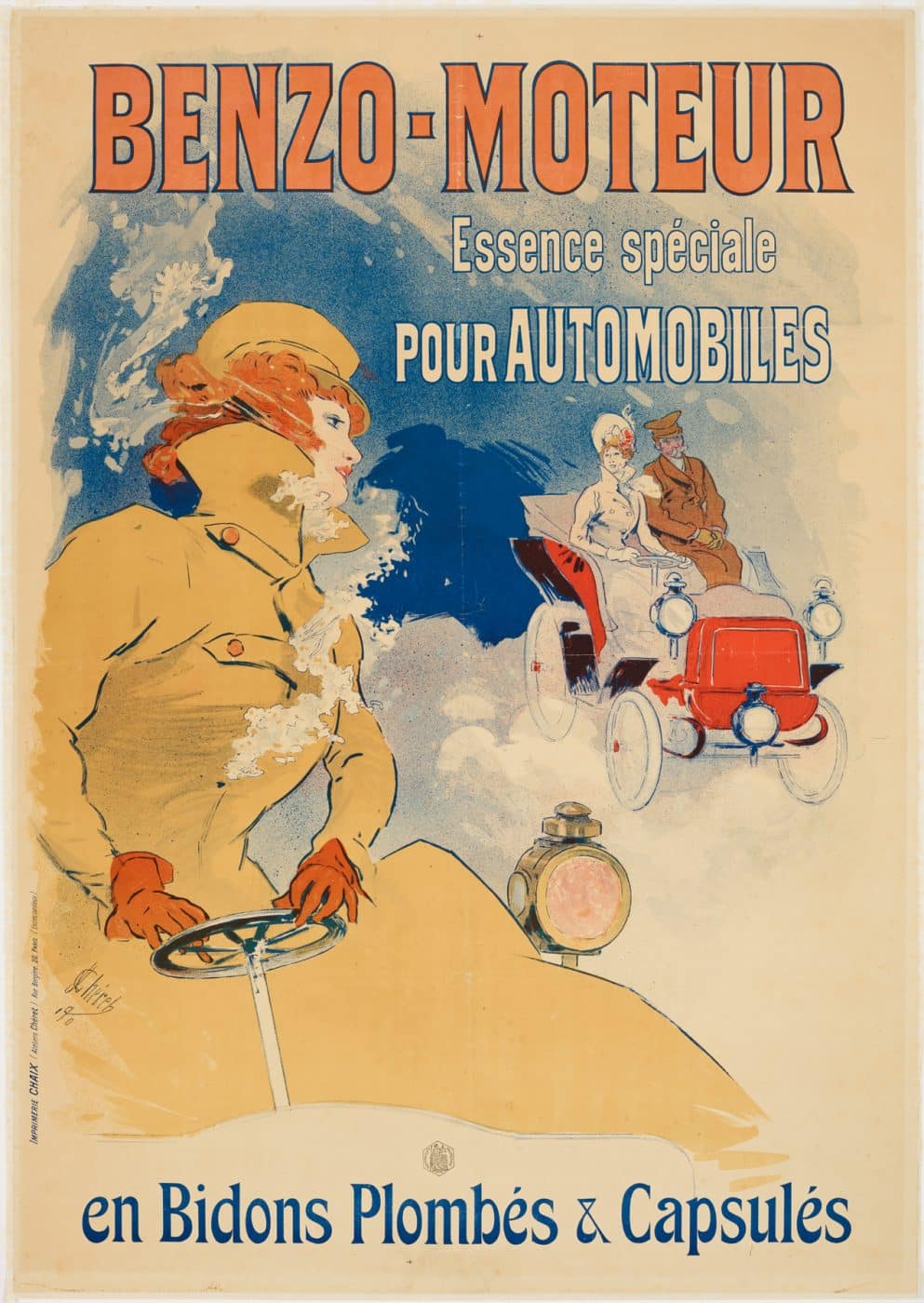 Jules Chéret: Benzo-Moteur, 1900