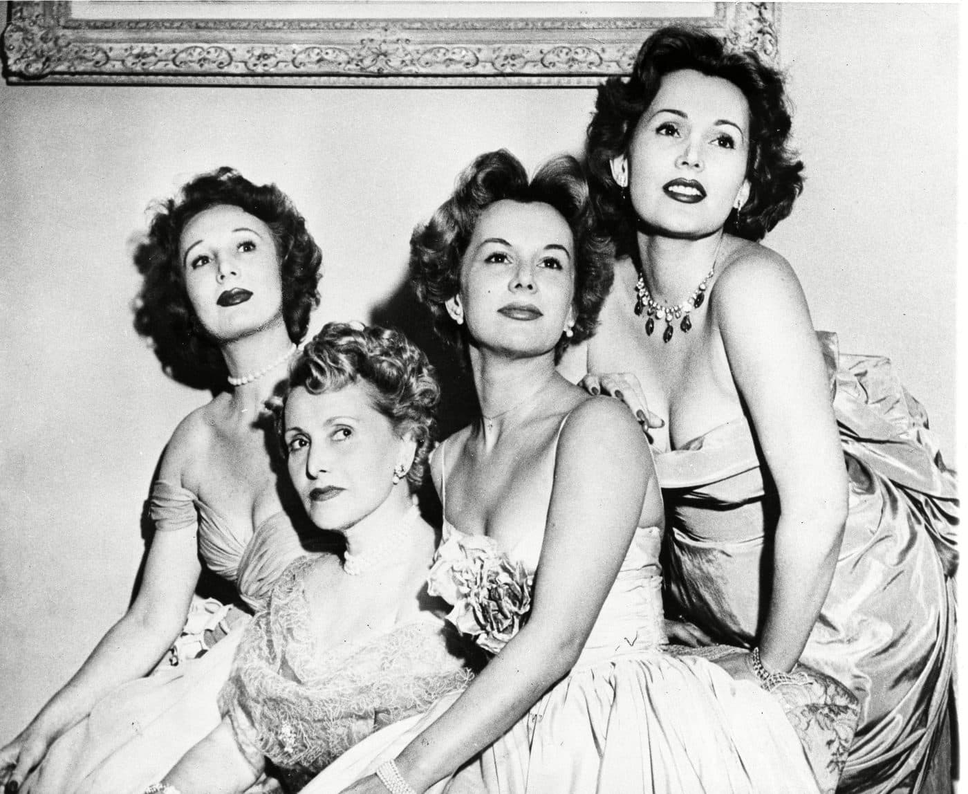 Jolie Gabor with her daughters