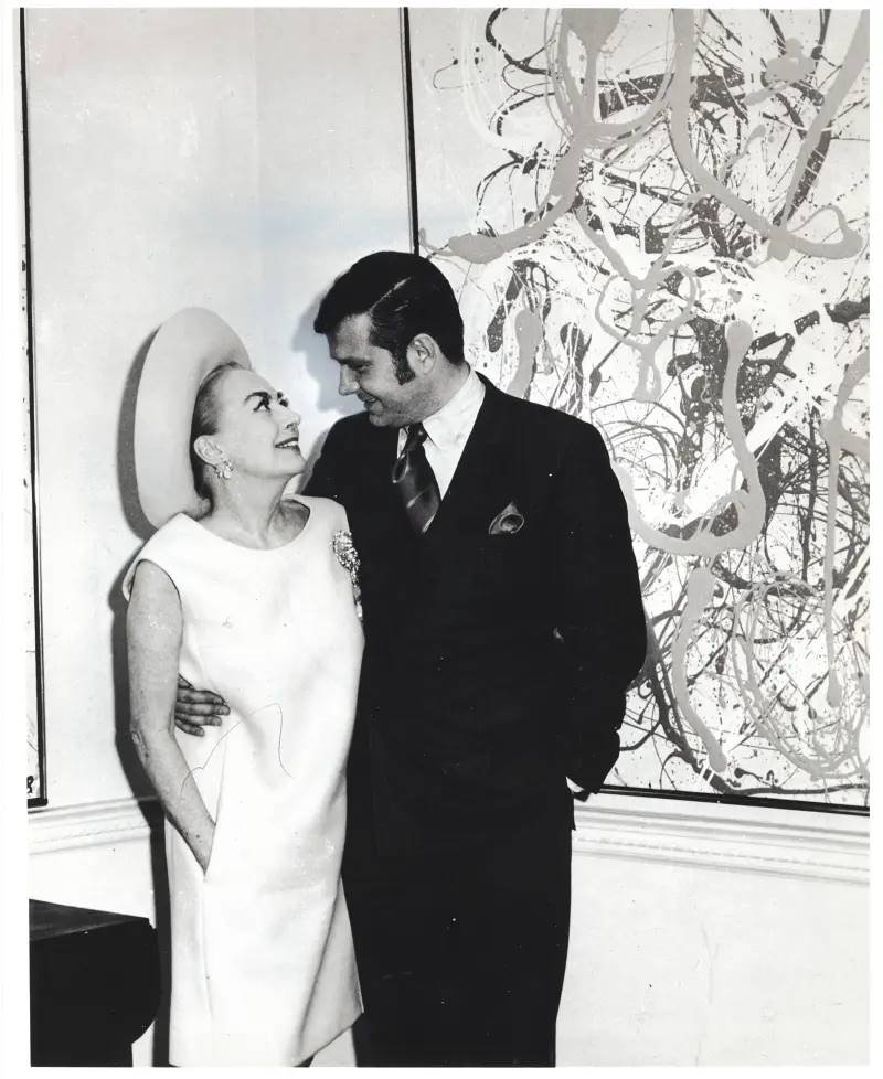 Carleton Varney with Joan Crawford