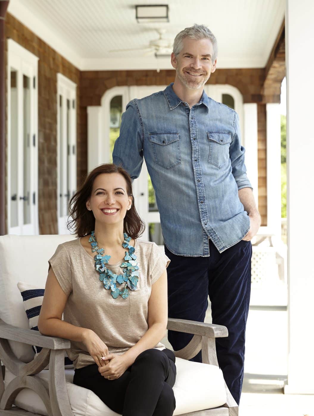 Jesse Carrier and Mara Miller, partners in the interior design firm Carrier and Company