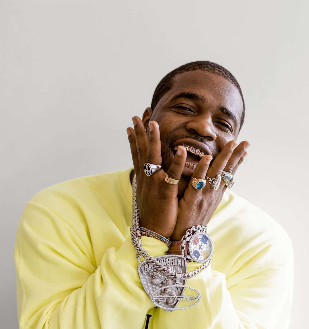 Portrait of A$AP Ferg from Taschen book Ice Cold: A Hip-Hop Jewelry History book by Vikki Tobak