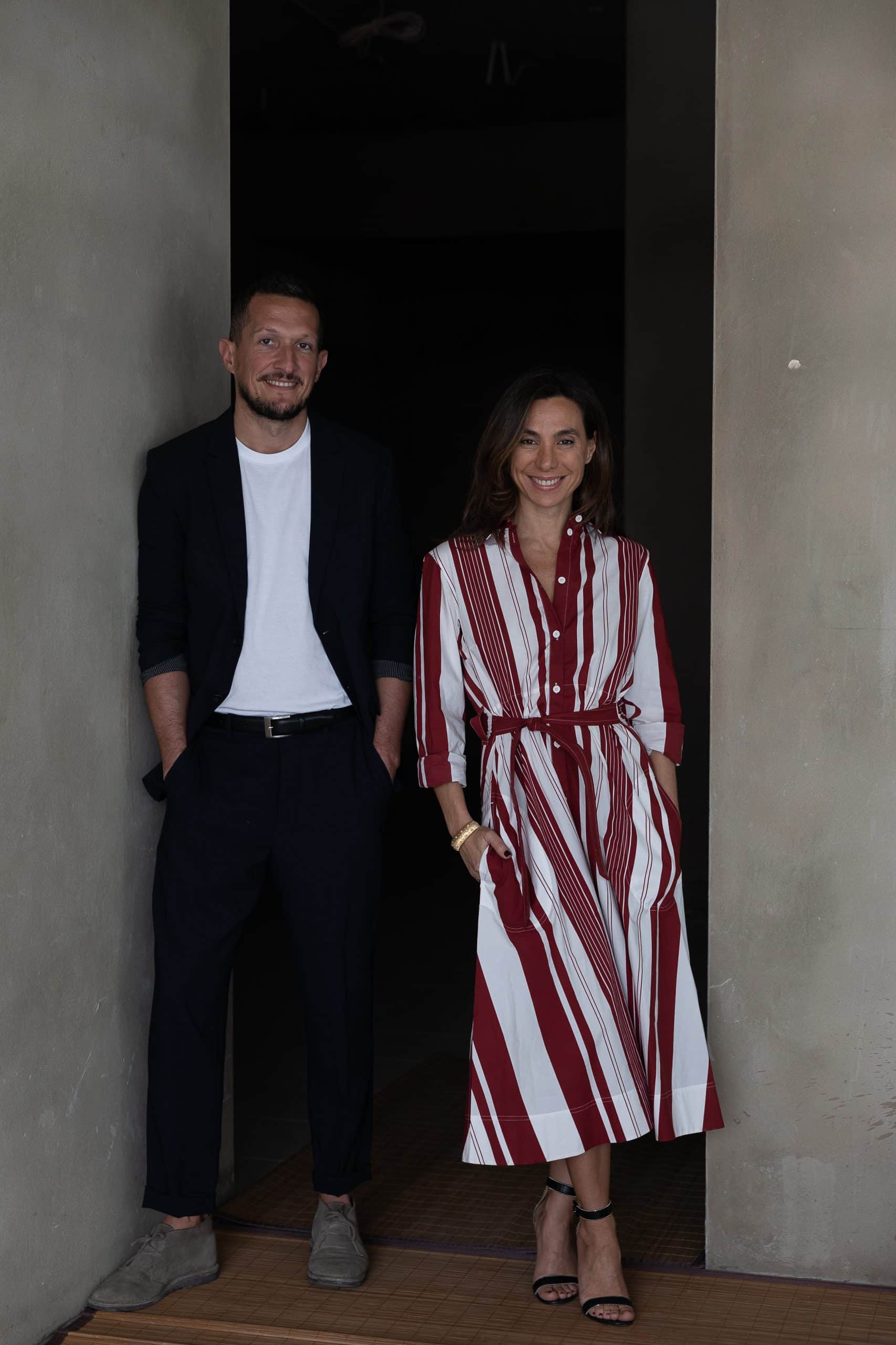 Guillaume Excoffier, left, and Nancy Gabriel launched their design gallery, Gabriel & Guillaume, a decade ago in Beirut