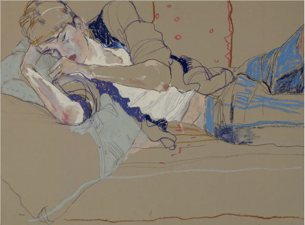  Wes Gordon (Lying Down), 2007–08, by Howard Tangye