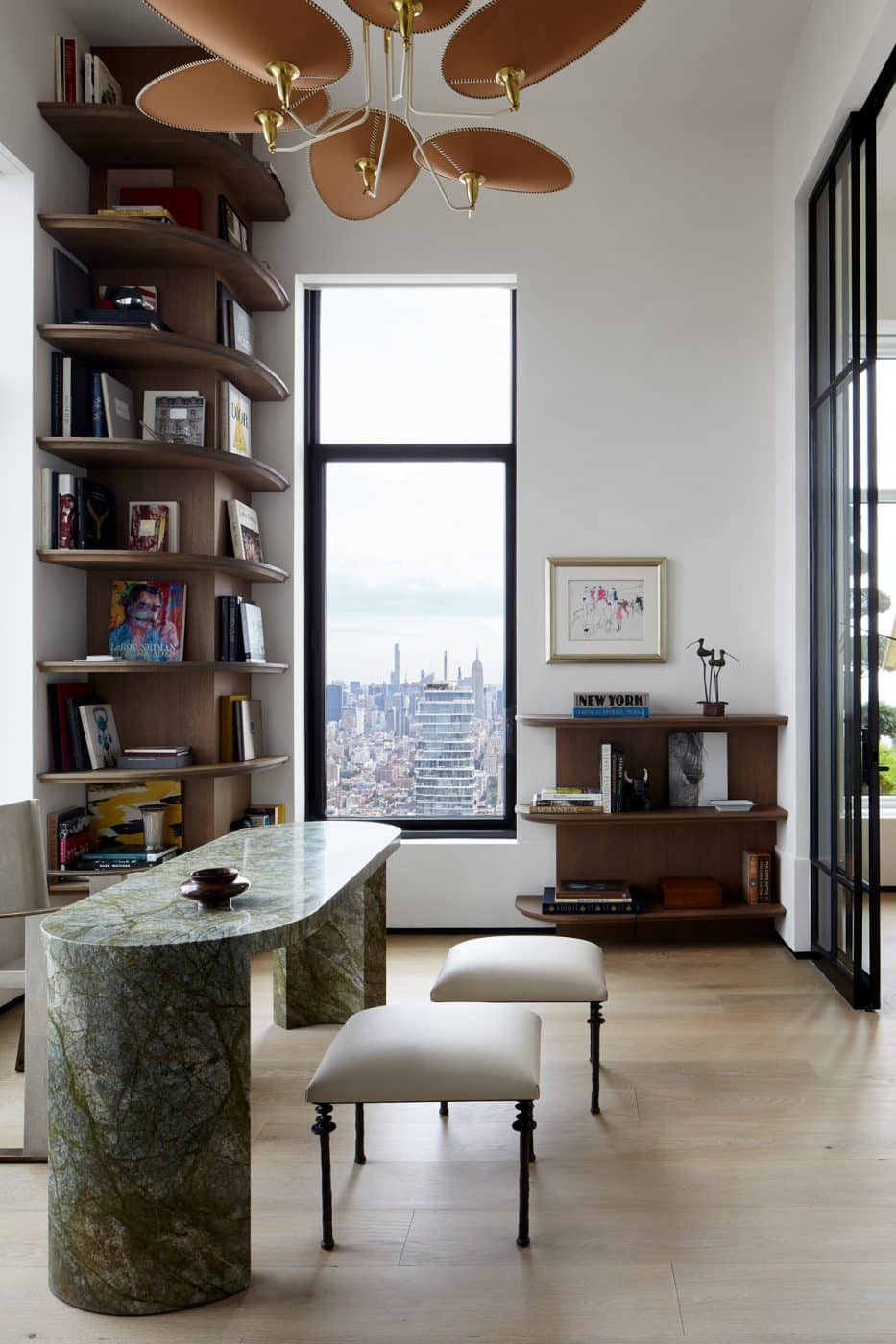 Tribeca penthouse home office