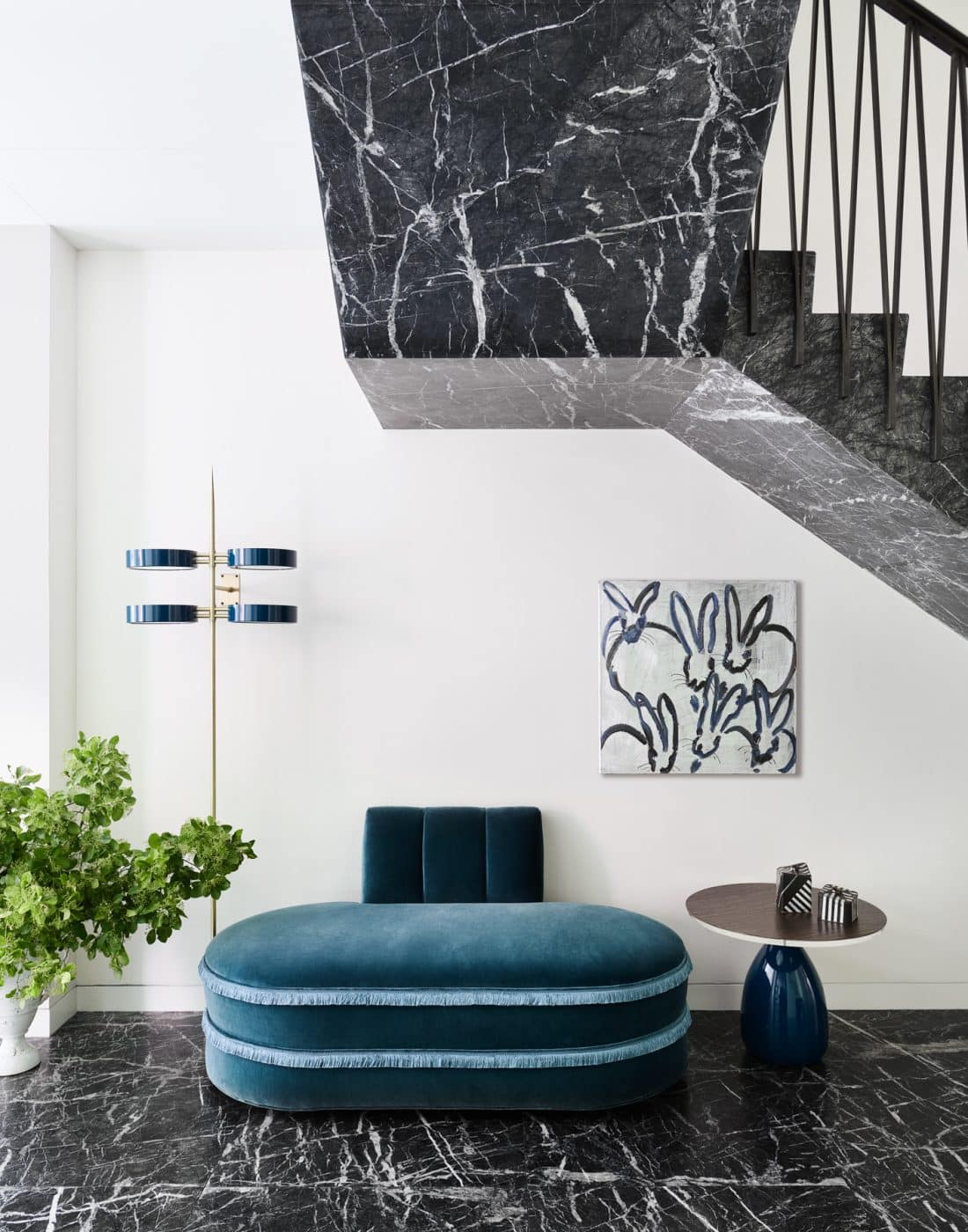 Entyway in maisonette project in New York City's West Village by interior designer Daun Curry