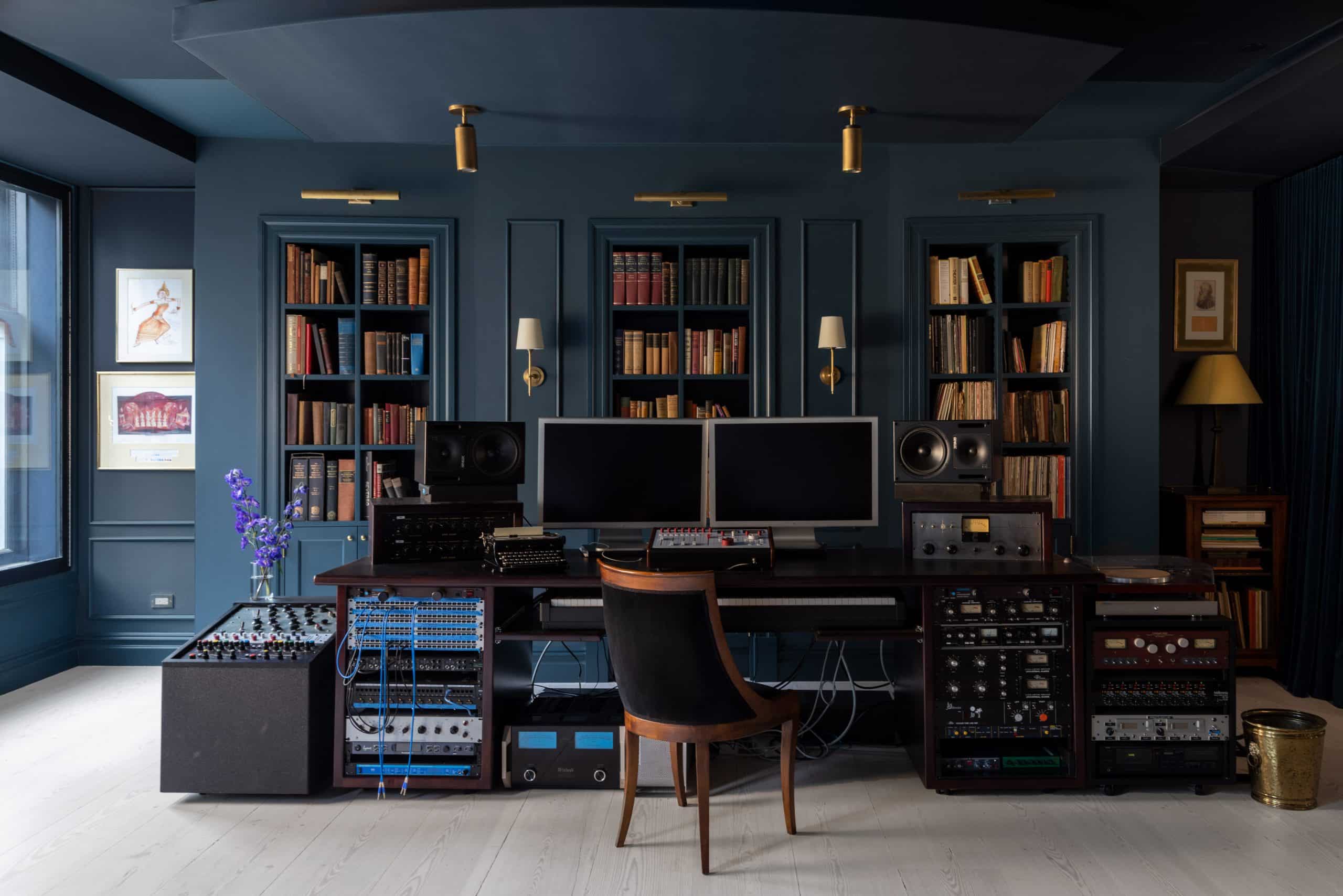 Soho recording studio and loft home designed by White Arrow.