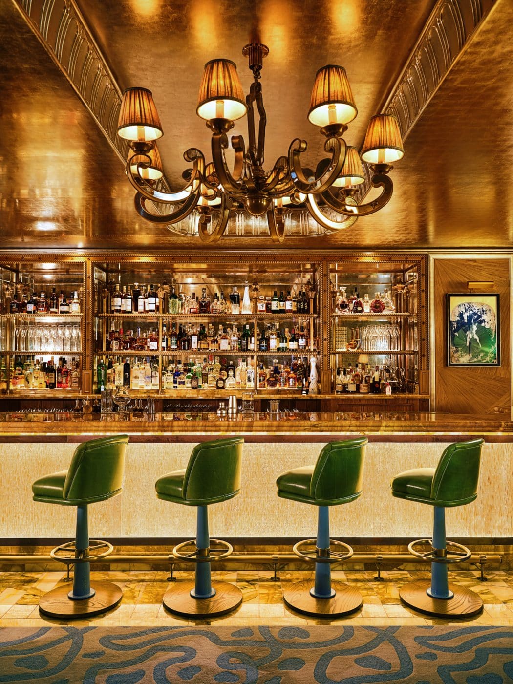 The Vesper Bar of London's 1931 Dorchester hotel got a period-appropriate revamp from Martin Brudnizki.