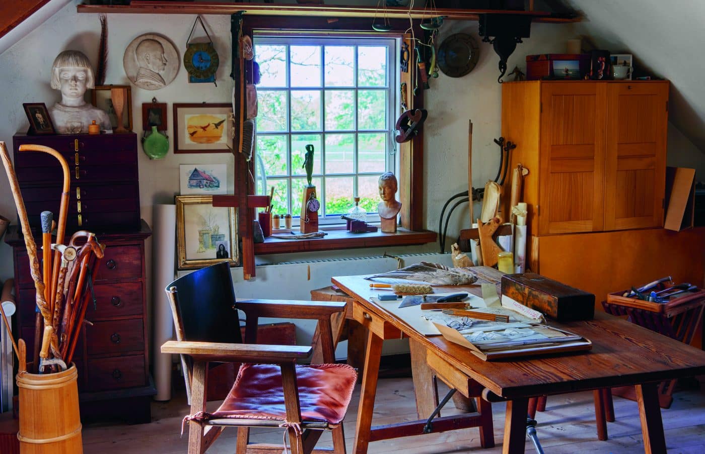 Jens Quistgaard’s home studio in Strandgaarden, Denmark