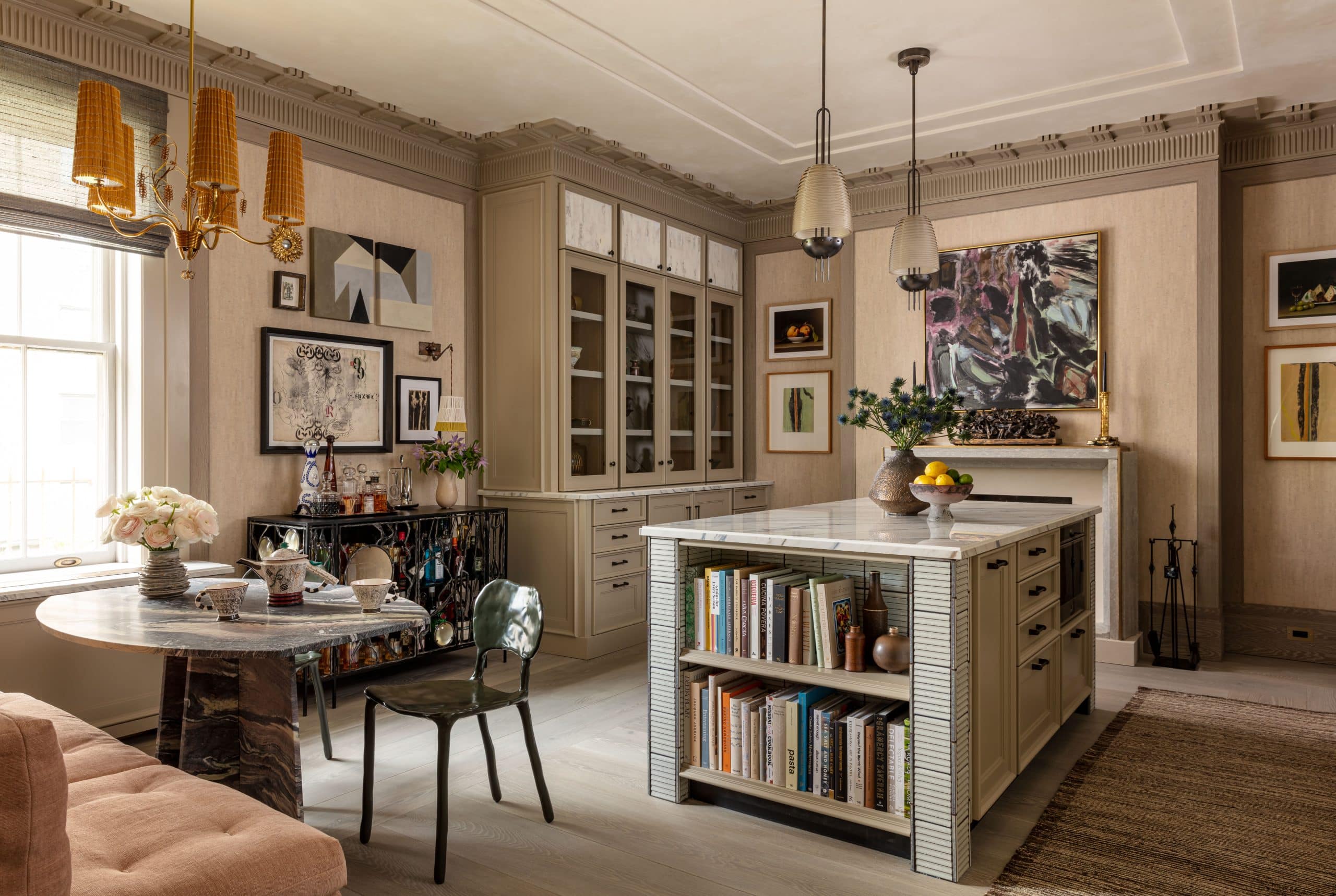 Kips Bay Decorator Show House kitchen by Wesley Moon