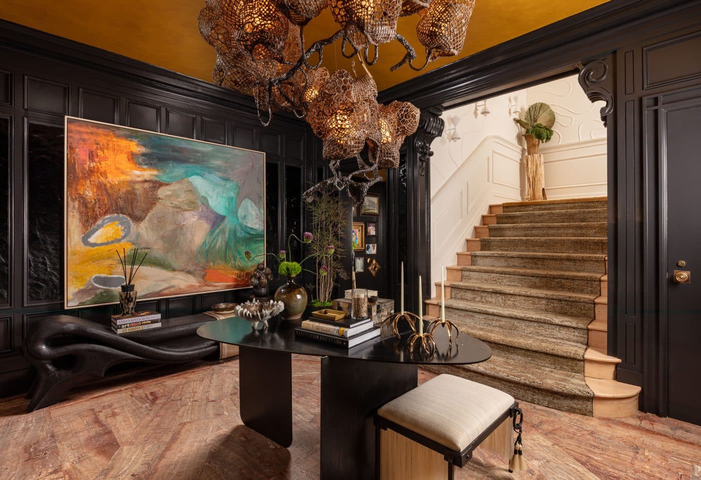 Kips Bay Decorator Show House foyer by Yellow House Architects