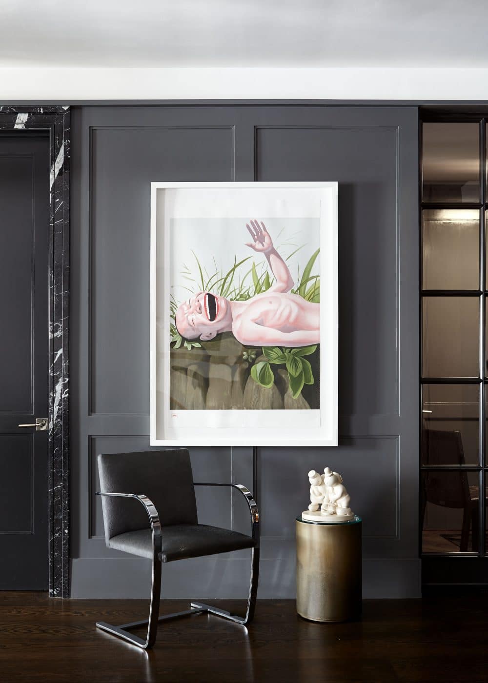 Entryway of a Soho loft designed by Judy Dunne