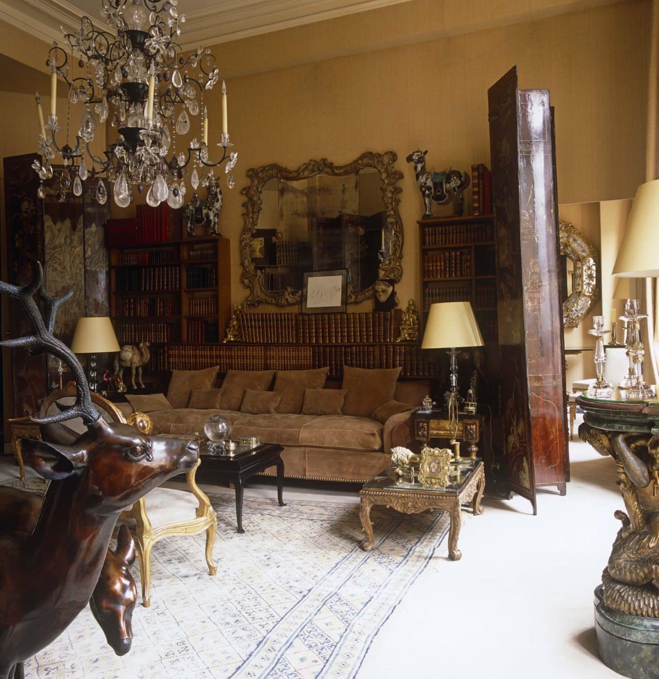 Living room of Coco Chanel's Paris apartment