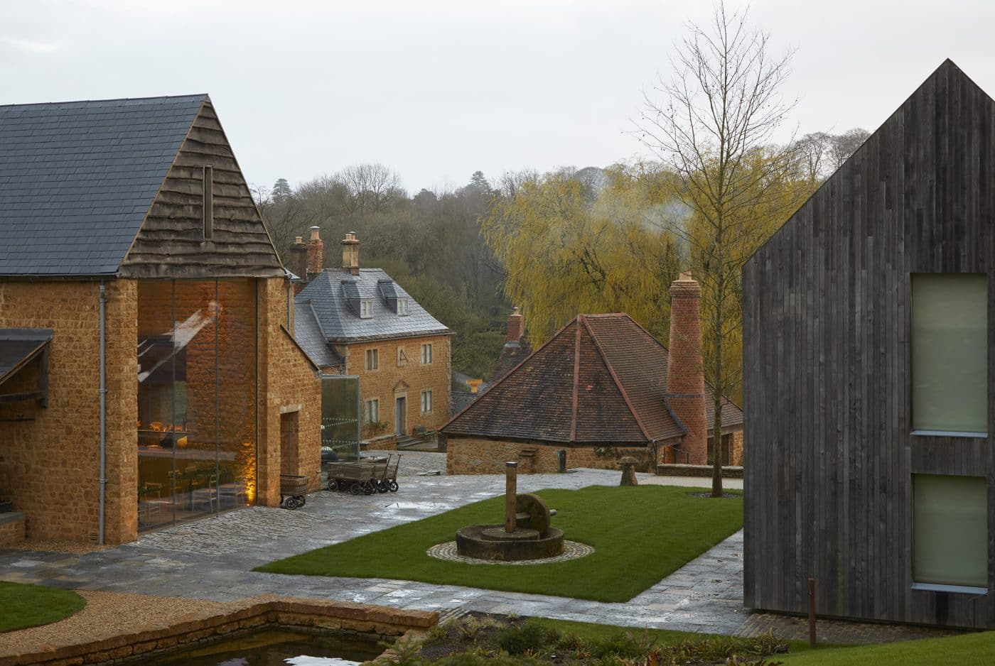 Courtyard of the Farmyard at the Newt