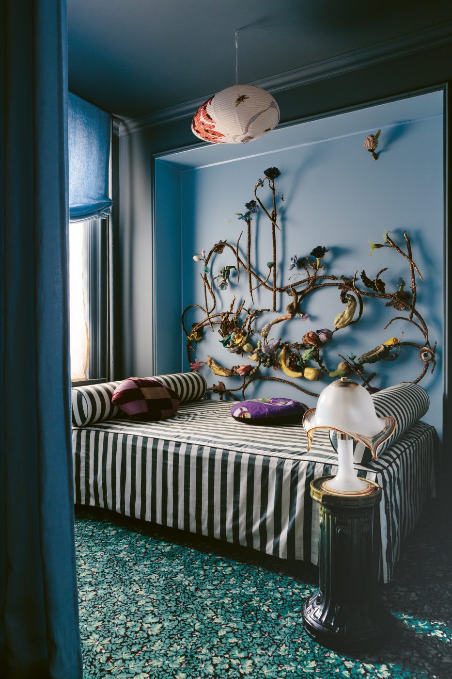 Designer Adam Charlap Hyman's bedroom