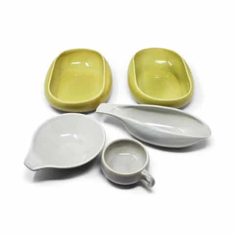Russel Wright for Steubenville serving pieces, ca. 1960, offered by Patina NYC
