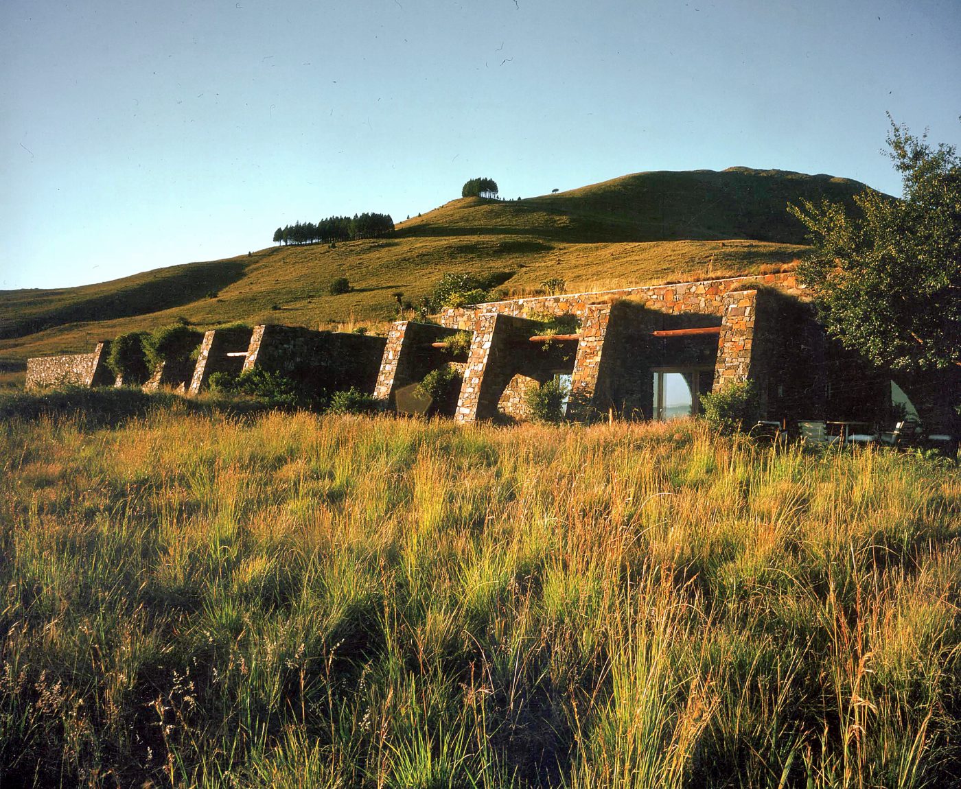 The front of Coromandel House, designed by Marco Zanuso