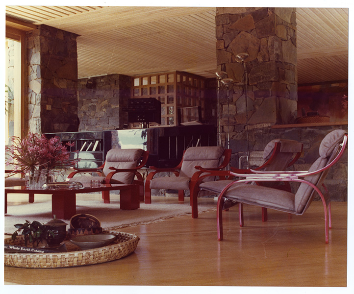 The living room of Coromandel House
