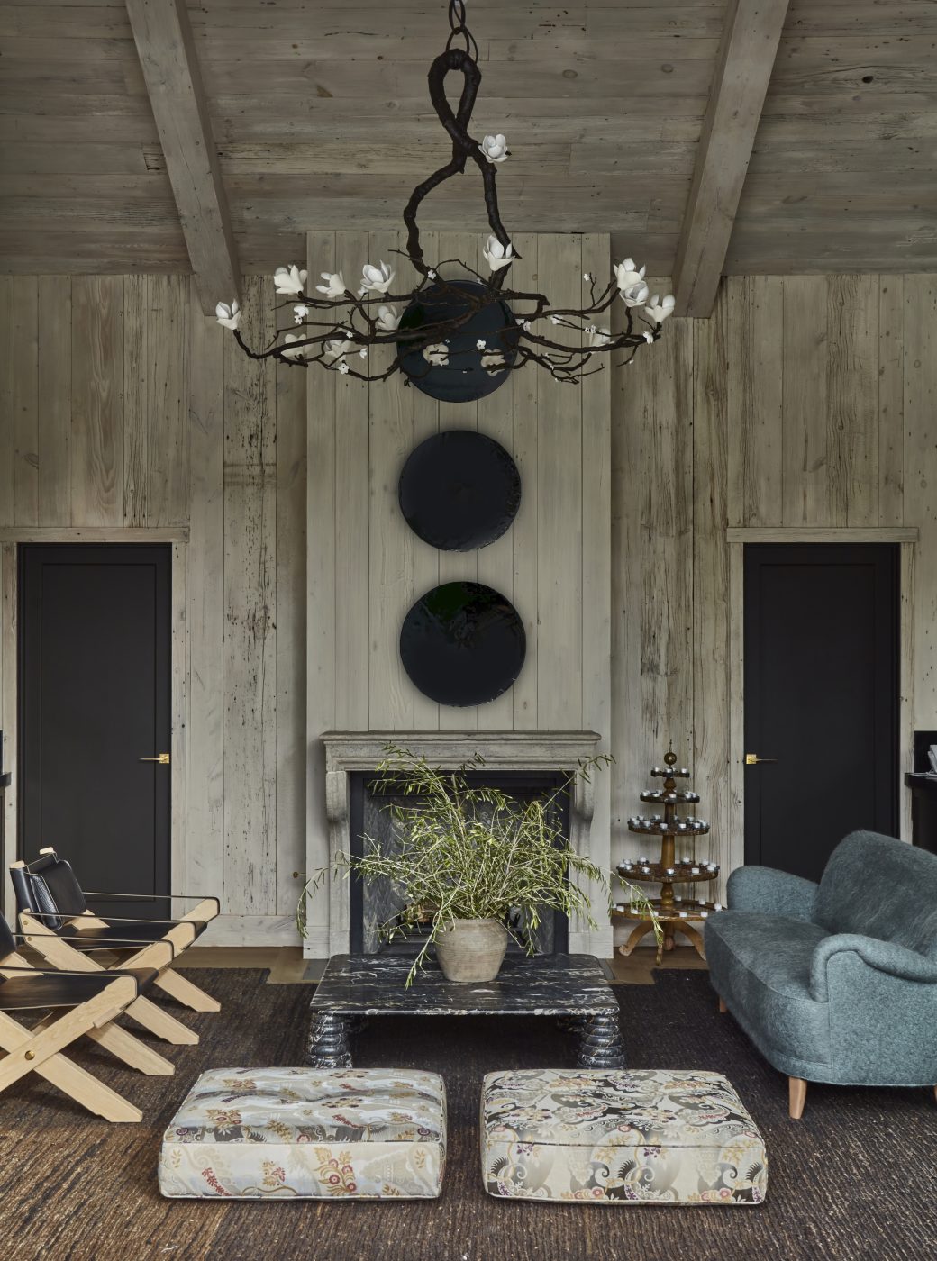 rustic living room by Brigette Romanek