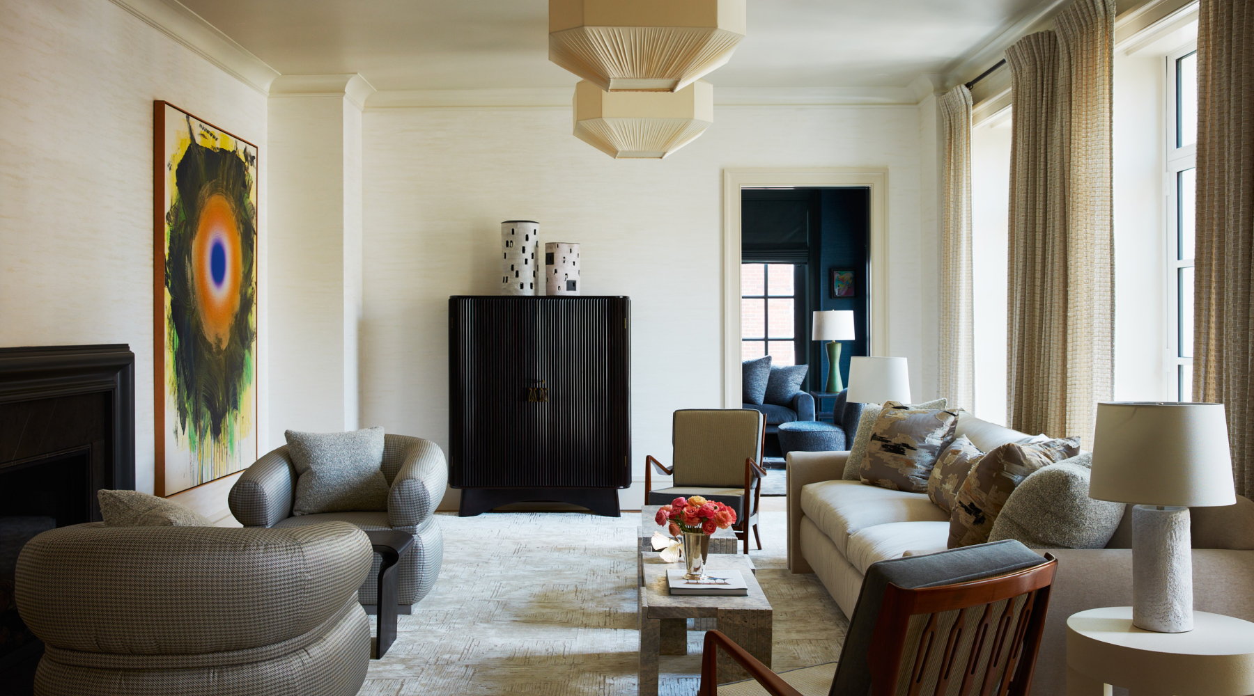 Curvaceous Furniture and 1970s Art Are the Stars of This Upper East ...